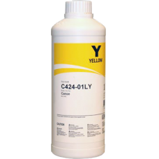 Чернила на водной основе для Canon, InkTec (C424-01LY) Yellow для картриджей BCI-24V, 1 л