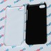 Чехол для iPhone 5C пластиковый с пластиной для сублимации. Цвет: белый, черный
