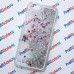 Чехол-переливашка пластиковый для iPhone 6/6S под полиграфическую вставку, прозрачный с блестками