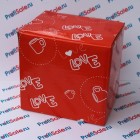 Коробка для кружек Love, подарочная, красная