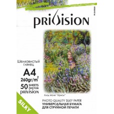 Фотобумага шелковистый глянец (Шелк) Privision (A4, 260 г/кв.м, 50 листов)