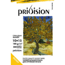 Фотобумага глянцевая односторонняя Privision (10x15 см, 180 г/кв.м, 500 листов)