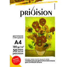 Фотобумага глянцевая двусторонняя Privision (A4, 180 г/кв.м, 50 листов)