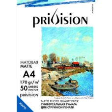 Фотобумага матовая односторонняя Privision (A4, 170 г/кв.м, 50 листов)